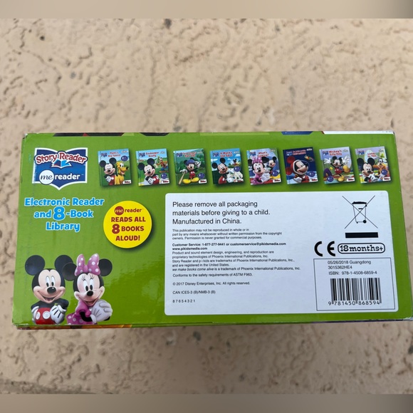 Disney Mickey Mouse Clubhouse Electronic Me Reader Story Reader 8-book Boxed Set - Picture 6 of 6